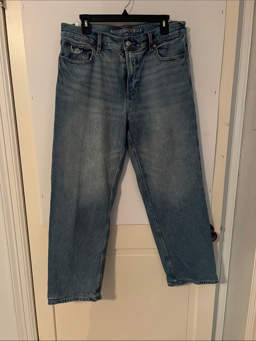 American Eagle Outfitters Men’s Light Blue Straight Jeans